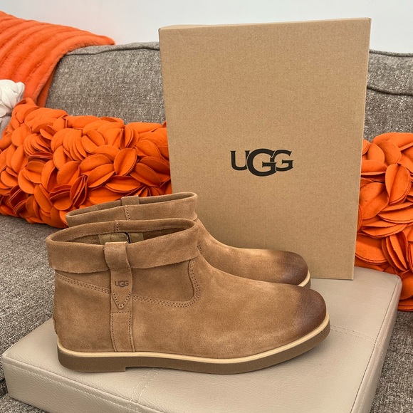 UGG Shoes - 🎉HP🎉🆕UGG Josefene Cuff Chestnut Suede Boots❣️